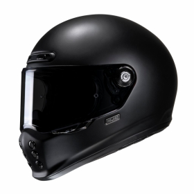 HJC V10 mattsvart MC-Hjälm