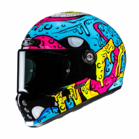 HJC V10 SQUEEZE MC28 MC-Hjälm