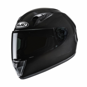 HJC Y10 metallic svart MC-Hjälm