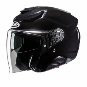 HJC F31 metallic svart MC-Hjälm