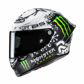 HJC RPHA 1 V2 CARBON SNOW DIABLO MC10SF MC-Hjälm