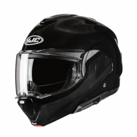 HJC F100 metallic svart MC-Hjälm