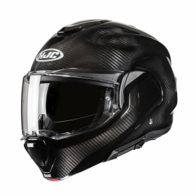 HJC F100 CARBON svart MC-Hjälm