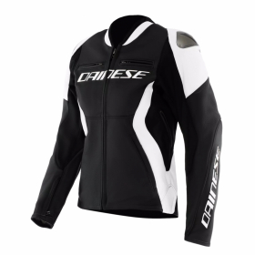 DAINESE RACING 5 Skinnjacka Lady Svart/Vit