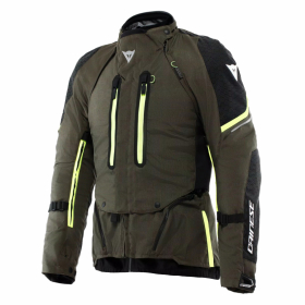 DAINESE SUPER ADVENTURE ABSOLUTESHELL JACKA MÖRKGRÖN/SVART/FLUO YELLOW