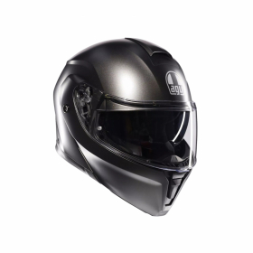 AGV STREETMODULAR  MONO MATT ASFALTO GR i gruppen MC / HJLMAR / ppningsbara Hjlmar hos HanssonsMC (2118296001-009-r)