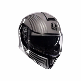 AGV STREETMODULAR  ISEO GR/SVART i gruppen MC / HJLMAR / ppningsbara Hjlmar hos HanssonsMC (2118296001-011-r)