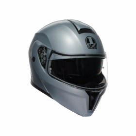 AGV STREETMODULAR  MONO MATT SILVER i gruppen MC / HJLMAR / ppningsbara Hjlmar hos HanssonsMC (2118296001-014-r)