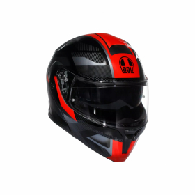 AGV STREETMODULAR  LEDRO SVART/RD i gruppen MC / HJLMAR / ppningsbara Hjlmar hos HanssonsMC (2118296001-015-r)