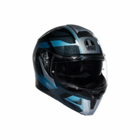 AGV STREETMODULAR  LEDRO MATTSVART/POWDER BL i gruppen MC / HJLMAR / ppningsbara Hjlmar hos HanssonsMC (2118296001-017-r)