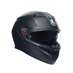 AGV K3  MATTSVART i gruppen MC / HJLMAR / Integralhjlmar hos HanssonsMC (2118381001-004-r)
