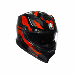 AGV K7  TAURAX SVART/RD i gruppen MC / HJLMAR / Integralhjlmar hos HanssonsMC (2118399001-009-r)
