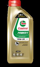 Castrol Power1 4T 10W-30 i gruppen Delar / MC-Delar / MC‑Oljor & Rengöring / Motorolja hos HanssonsMC (55-402-r)