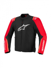 Alpinestars T-SPS v2 Vattentät Jacka Svart/Röd Fluo