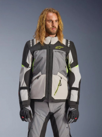 Alpinestars Andes v4 Drystar Jacka Grå/Fluo Gul