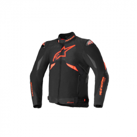 Alpinestars T-GP R v3 Drystar Jacka Svart/Röd Fluo/Vit