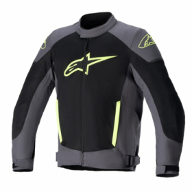 Alpinestars T-SP X Superair Textiljacka Svart/Grå/Fluo Gul
