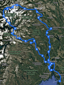 Hanssons MC 4-dagars H�sttur i Norge 3-6 September