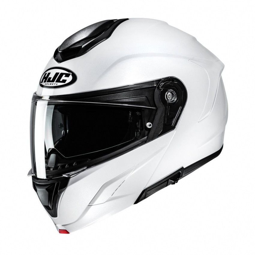 HJC C92 pärlvit MC-Hjälm