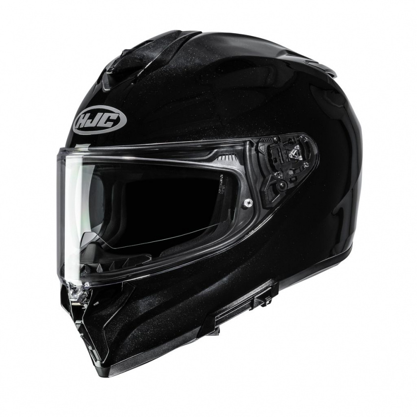 HJC i72 metallic svart MC-Hjälm