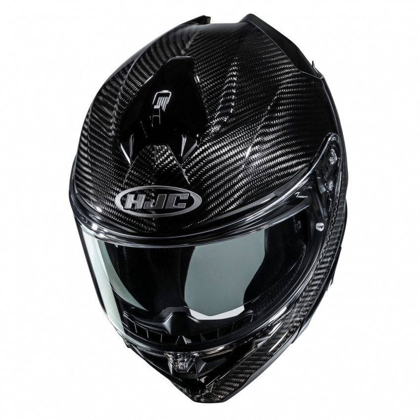 HJC F72 CARBON svart MC-Hjälm