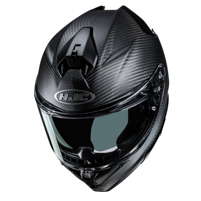 HJC F72 CARBON mattsvart MC-Hjälm