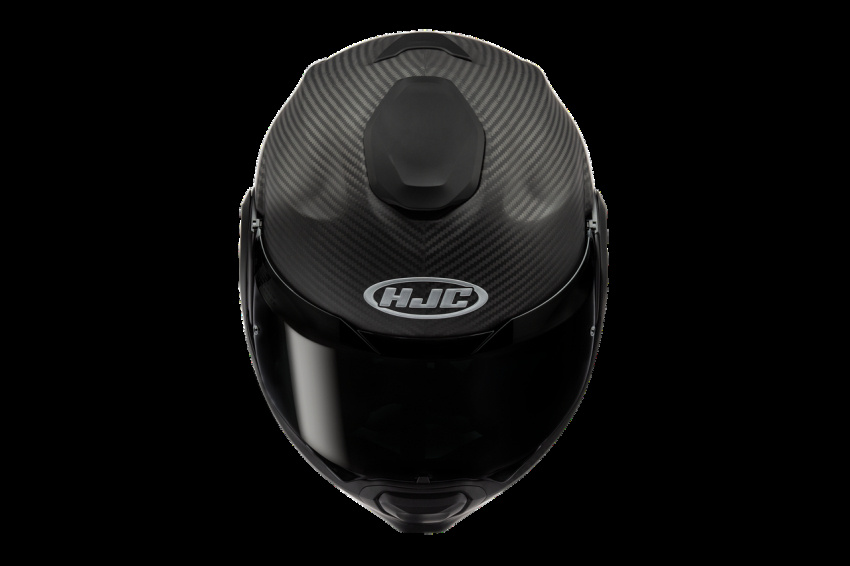 HJC F100 CARBON mattsvart MC-Hjälm