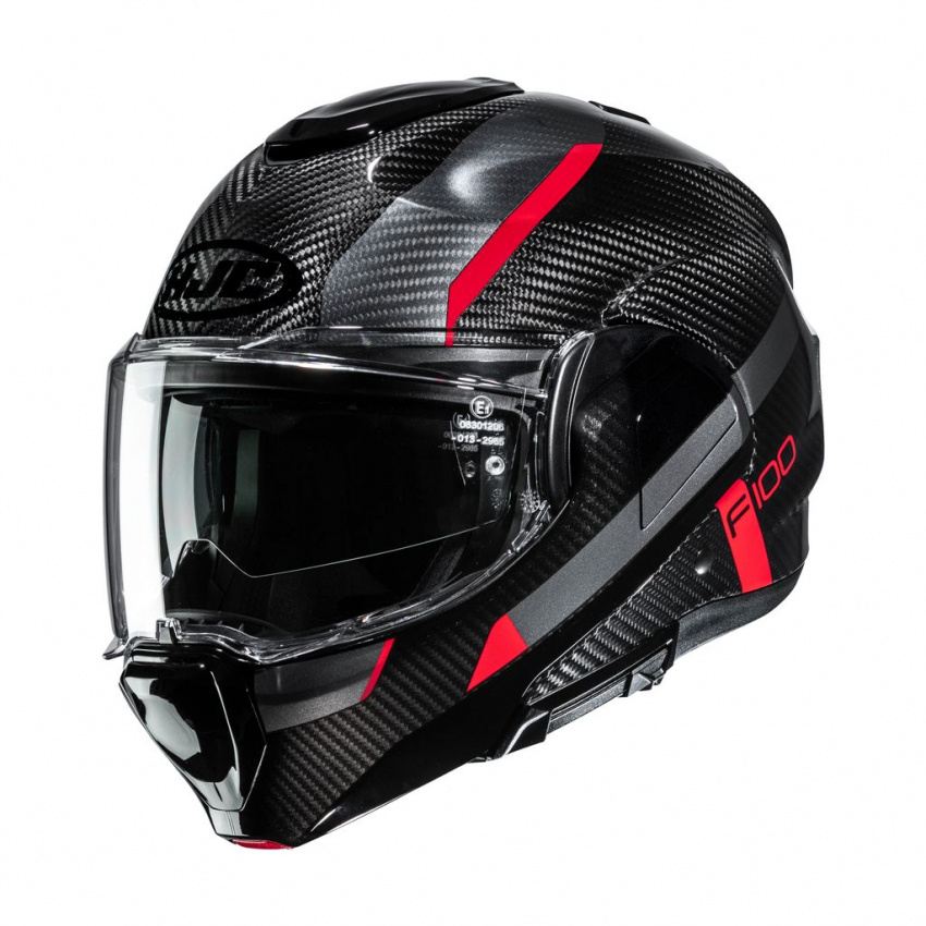 HJC F100 CARBON ASKAN MC1 MC-Hjälm