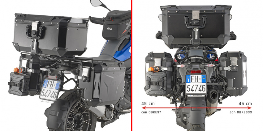 GIVI PLOS-CAM Monokey� Cam-Side SIDOV�SKH�LLARE BMW R1300 GS 