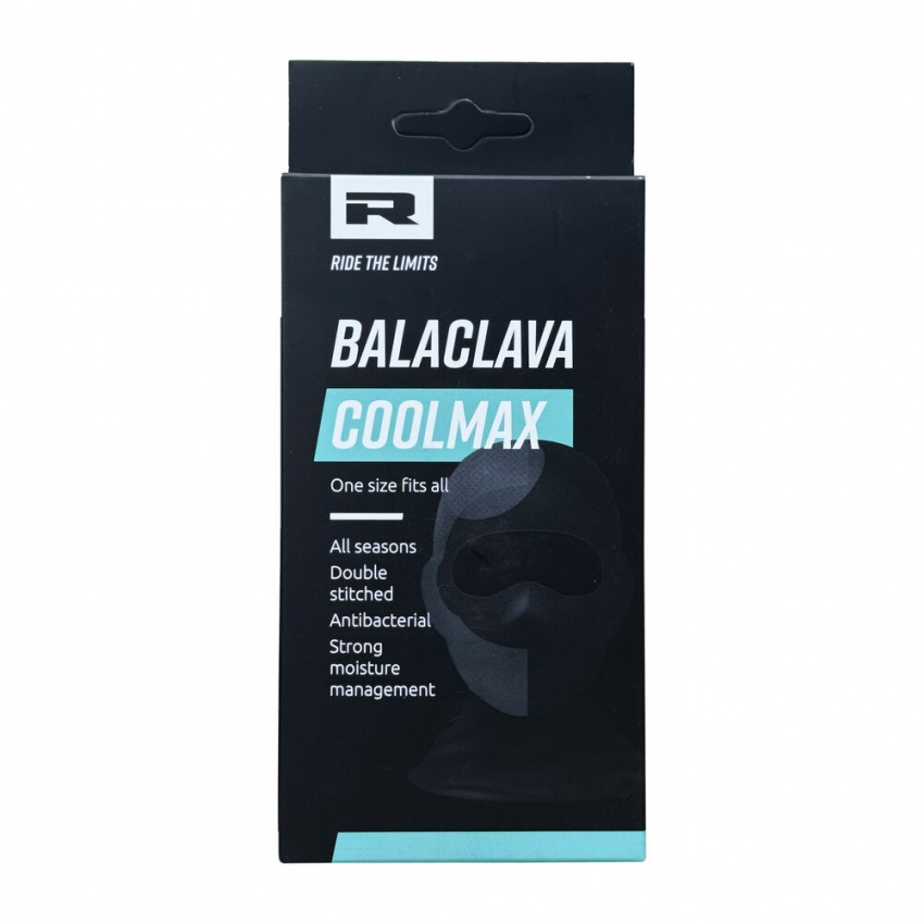 RICHA BALAKLAVA COOLMAX SVART ONESIZE