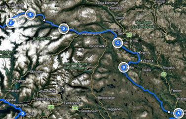 Hanssons MC 4-dagars H�sttur i Norge 3-6 September