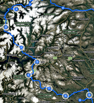 Hanssons MC 4-dagars H�sttur i Norge 3-6 September