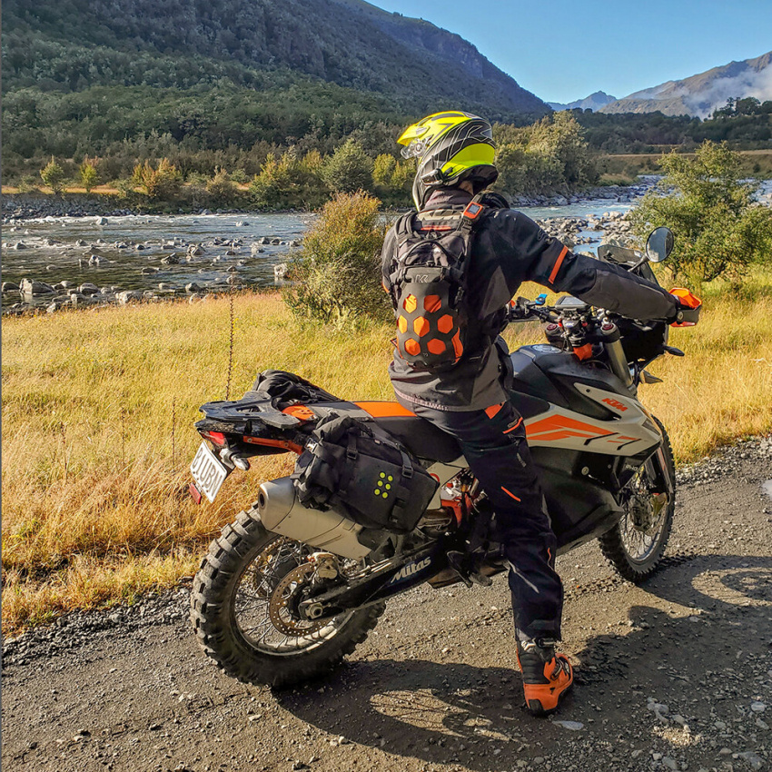 KRIEGA TRAIL9 ADVENTURE RYGGS�CK ORANGE